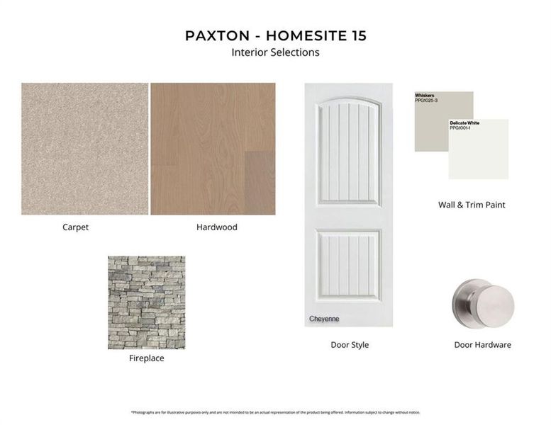 Sample of building materials used in homes in Veranda Manor, Kennesaw (Image 3).