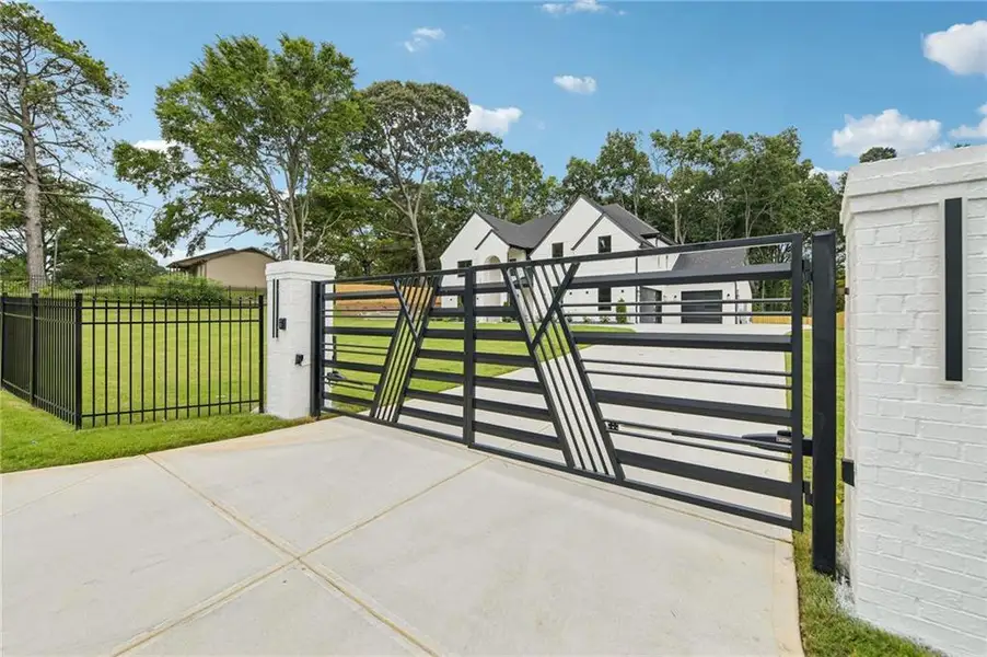 Exterior details and patio area of a home in , Hoschton (Image 32).