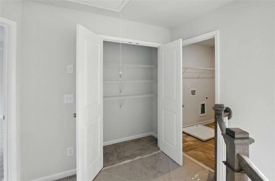 In-progress construction of a new home in Creekside Landing, Dallas, GA (Image 39).