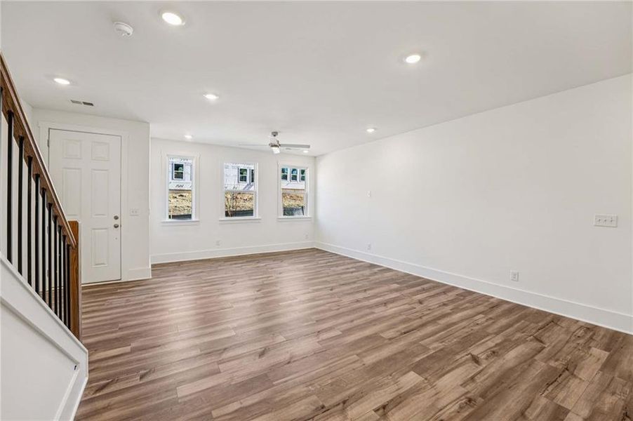 Spacious, unfurnished interior of a new home in Park Vue, Atlanta (Image 22). Spacious, unfurnished interior of a new home in Park Vue, Atlanta (Image 22).