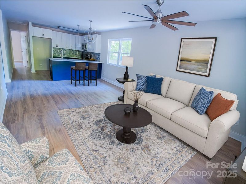 Furnished interior view inside a new home in , Gastonia (Image 11).