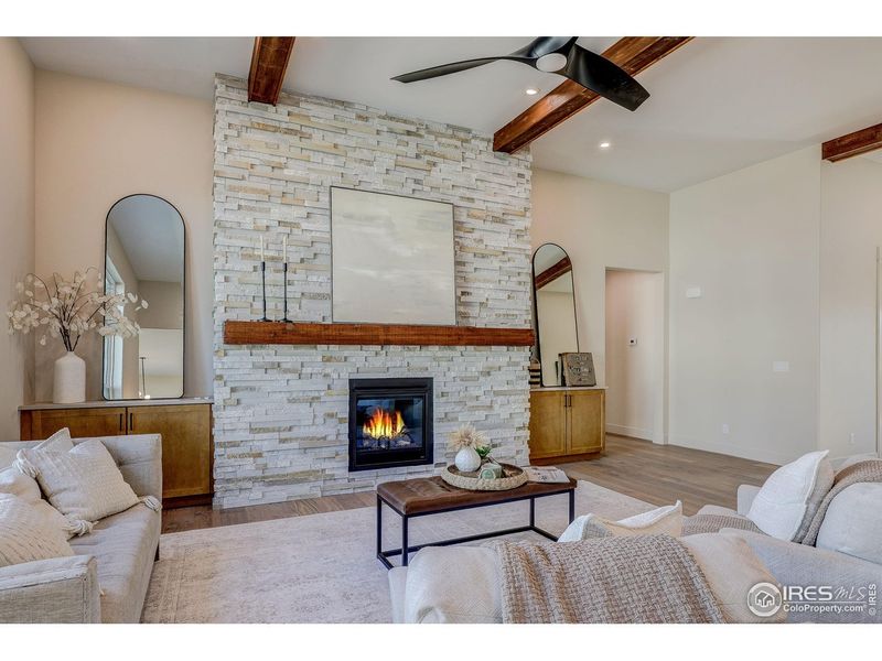 Furnished interior view inside a new home in , Berthoud (Image 38).