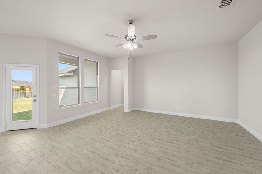 Front exterior of a new home in Still Water Lake, Godley, TX, highlighting curb appeal (Image 9). Front exterior of a new home in Still Water Lake, Godley, TX, highlighting curb appeal (Image 9).