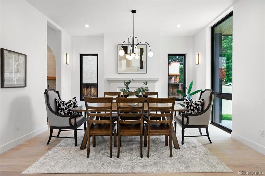 Furnished interior view inside a new home in , Denver (Image 10).