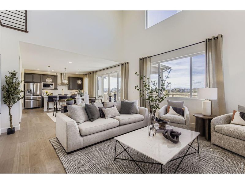 Furnished interior view inside a new home in Farmstead, Berthoud (Image 6).