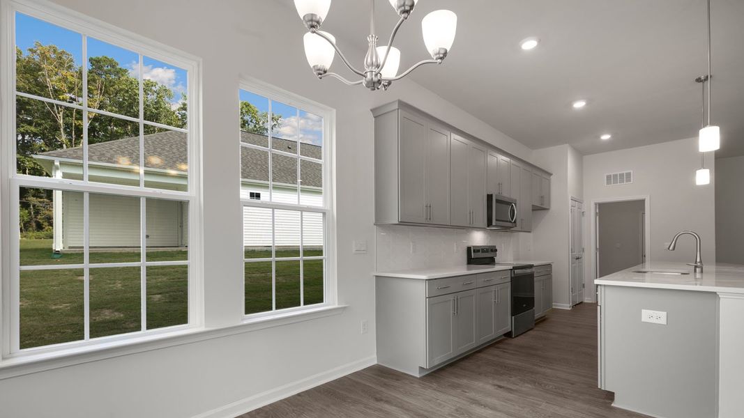 Furnished interior view inside a new home in The Villas at Martin Farms, Aberdeen (Image 9).