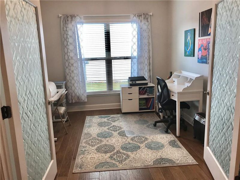 Furnished interior view inside a new home in , Hoschton (Image 17).