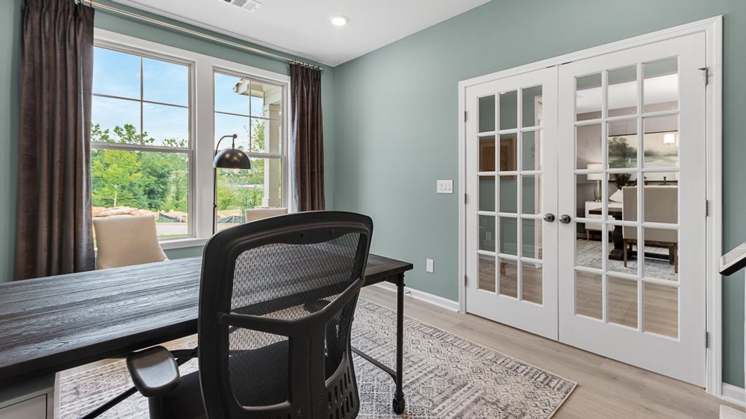 Furnished interior view inside a new home in Stratford Hills, Ball Ground (Image 16). Furnished interior view inside a new home in Stratford Hills, Ball Ground (Image 16).