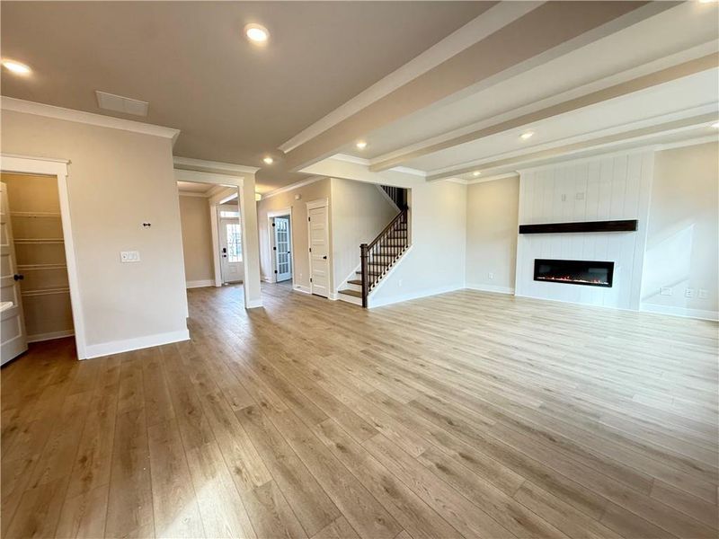 Spacious, unfurnished interior of a new home in Ponderosa Farms Manor, Gainesville (Image 26). Spacious, unfurnished interior of a new home in Ponderosa Farms Manor, Gainesville (Image 26).