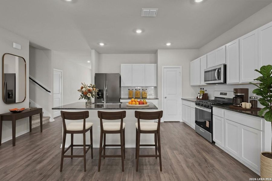 Furnished interior view inside a new home in Summerlin, San Antonio (Image 20).