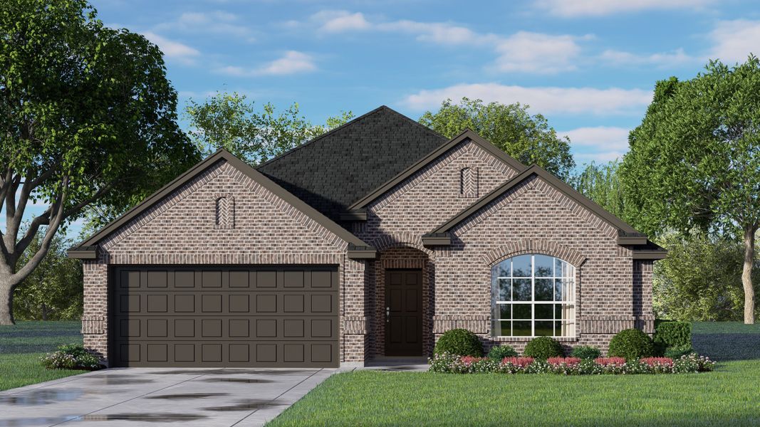 Representative exterior photo of a completed home built from the Concept 1660 by Risewell Homes in Silo Mills, Joshua, TX (Image 2). Representative exterior photo of a completed home built from the Concept 1660 by Risewell Homes in Silo Mills, Joshua, TX (Image 2).