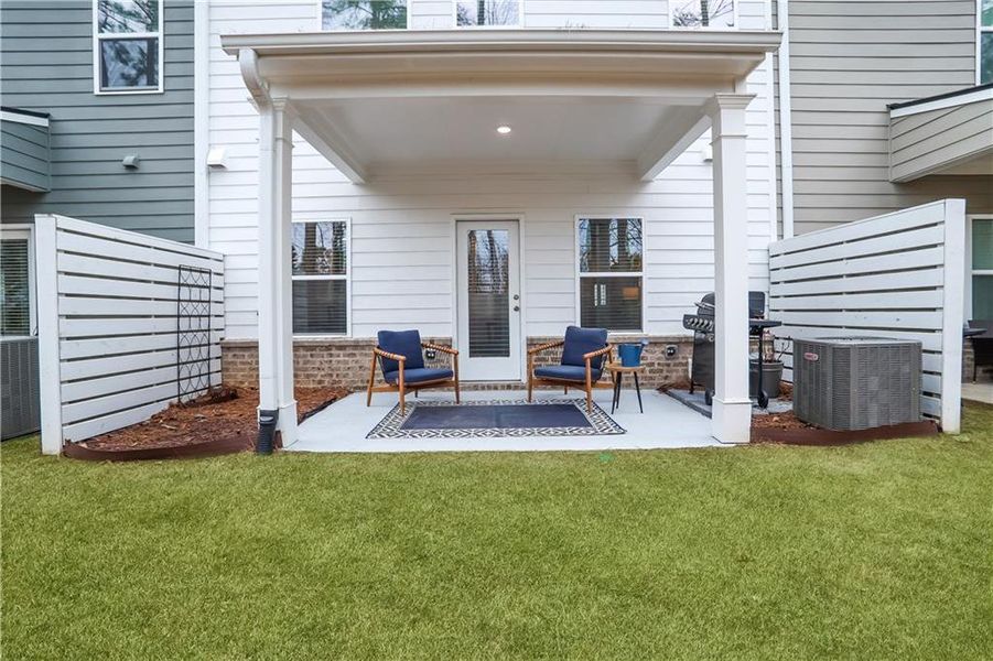 Exterior details and patio area of a home in , Sugar Hill (Image 4).