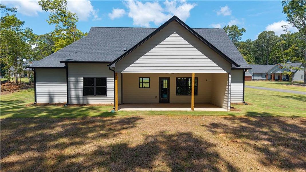 Front exterior of a new home in , Temple, GA, highlighting curb appeal (Image 25).