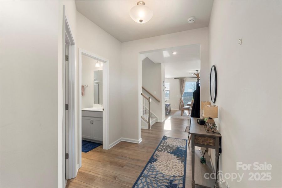 Furnished interior view inside a new home in Waxhaw Landing, Monroe (Image 5).