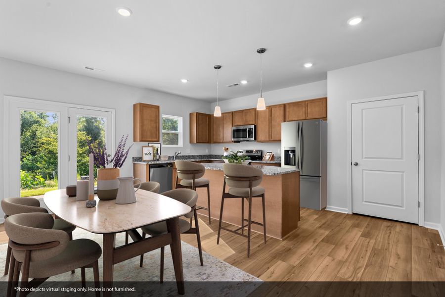 Furnished interior view inside a new home in Bell West, Kernersville (Image 5).