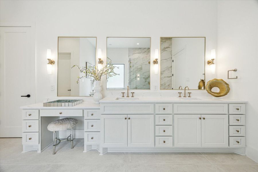 Spa-like primary bath.