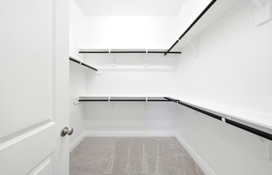 Spacious, unfurnished interior of a new home in Artavia 70′, Conroe (Image 44).