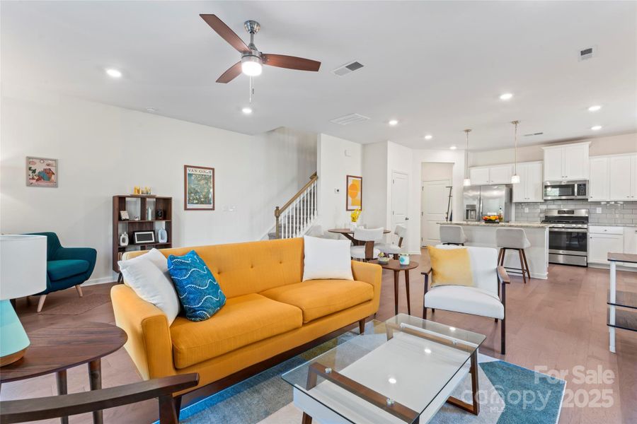Furnished interior view inside a new home in Harper's Run, Matthews (Image 11).