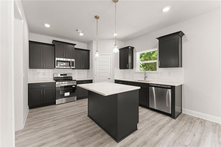 Furnished interior view inside a new home in Habersham Meadows, Demorest (Image 7).