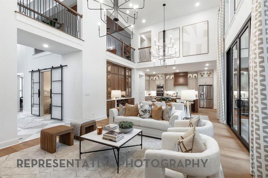 Furnished interior view inside a new home in Sandbrock Ranch, Aubrey (Image 14).