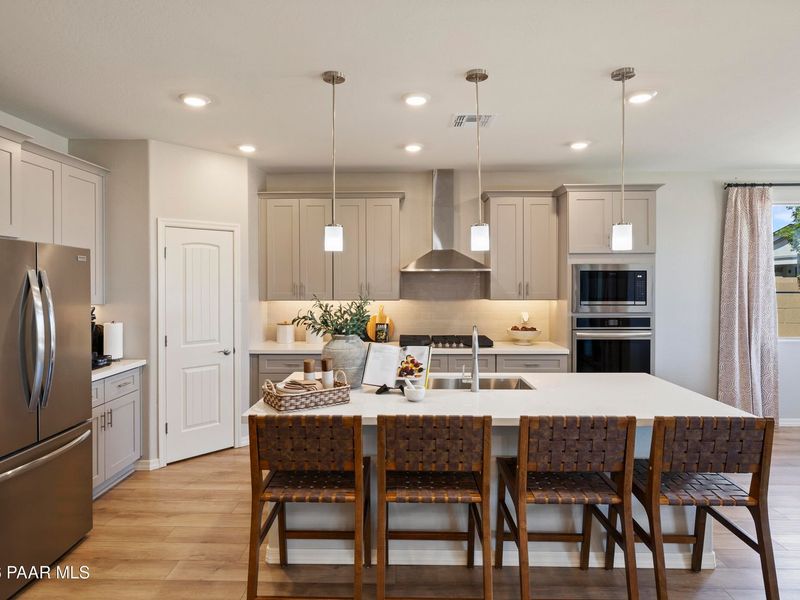 Furnished interior view inside a new home in North Ridge at Pronghorn Ranch, Prescott Valley (Image 12). Furnished interior view inside a new home in North Ridge at Pronghorn Ranch, Prescott Valley (Image 12).