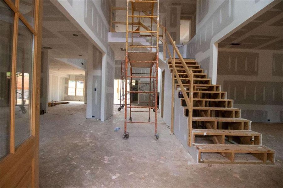 In-progress construction of a new home in , Monroe, GA (Image 33).