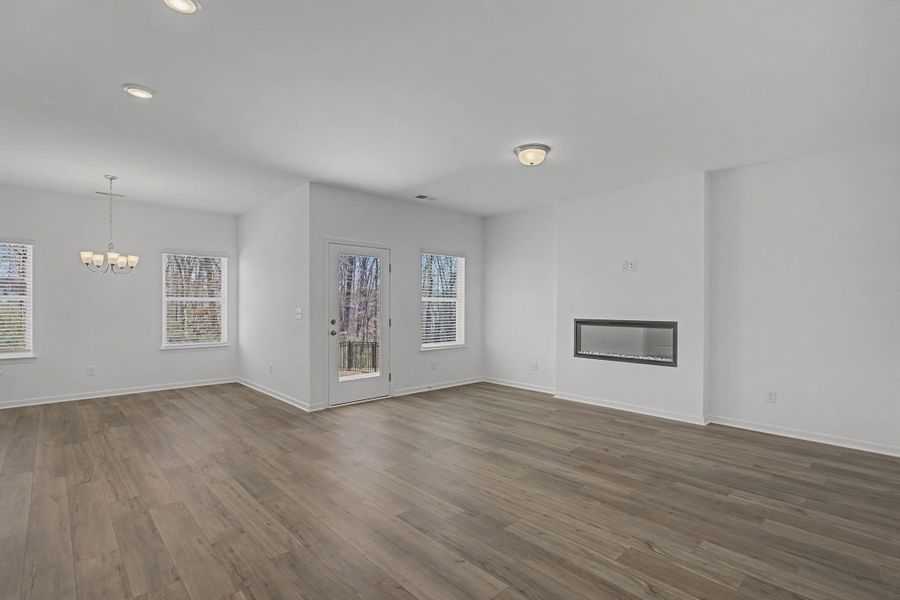 Spacious, unfurnished interior of a new home in The Oaks, Clarksville (Image 12). Spacious, unfurnished interior of a new home in The Oaks, Clarksville (Image 12).