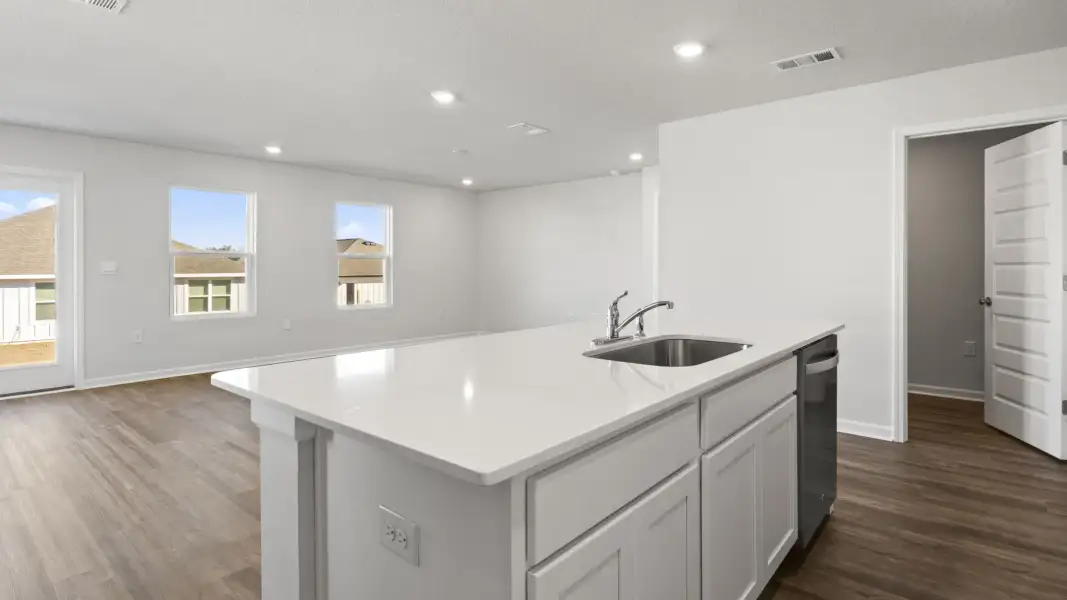 Furnished interior view inside a new home in Magnolia at the Bluffs Phase 3, Freeport (Image 6).