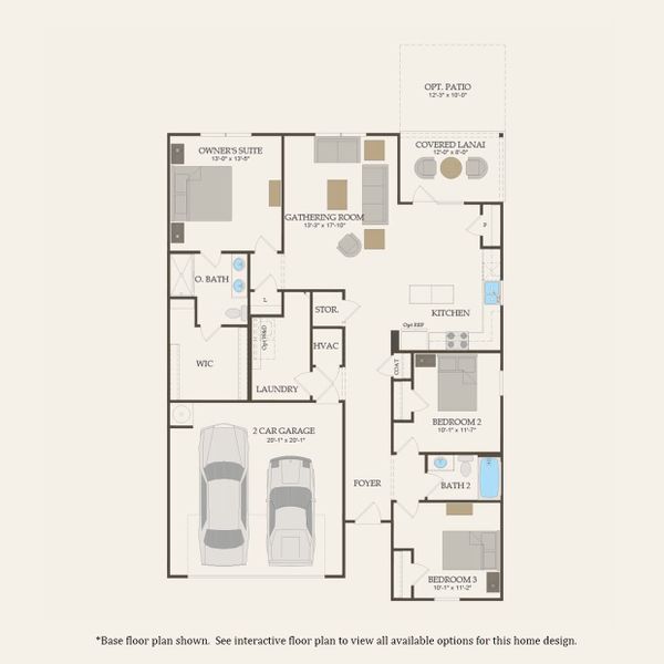 2D floor plan layout for the Dunlin by Pulte Homes in Heartwood, Richmond Hill, GA (Image 3). 2D floor plan layout for the Dunlin by Pulte Homes in Heartwood, Richmond Hill, GA (Image 3).