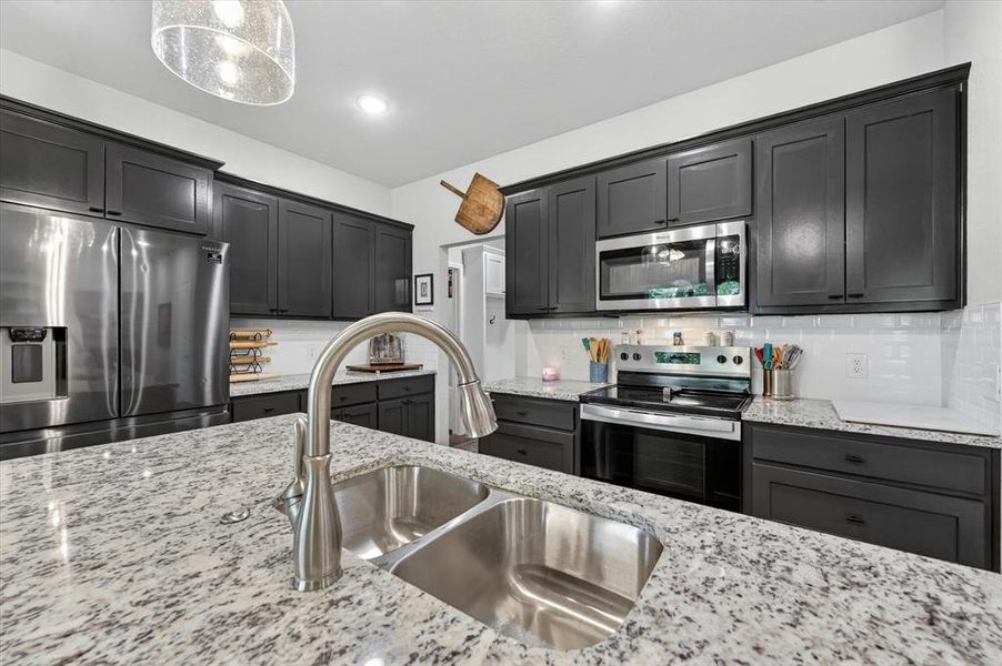 Furnished interior view inside a new home in , Cleburne (Image 13).