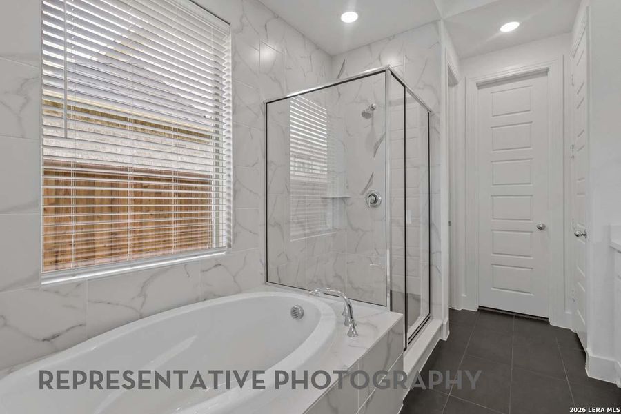 Furnished interior view inside a new home in Prominence, San Antonio (Image 5).