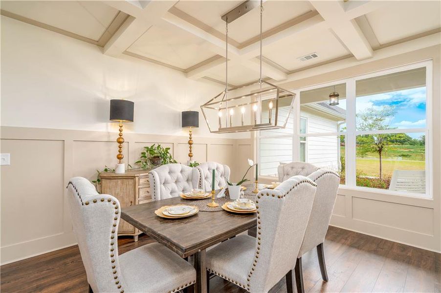 Furnished interior view inside a new home in , Cumming (Image 10).