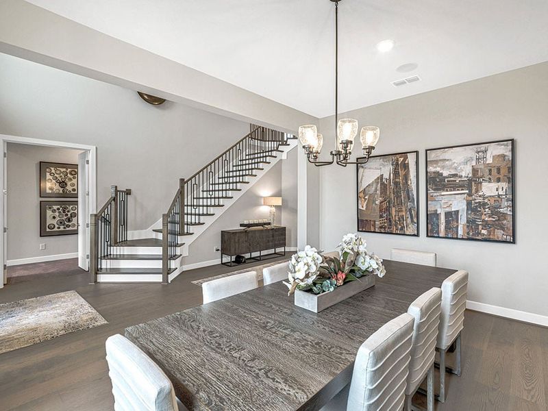 Representative furnished interior of a home built from the Palisade by Taylor Morrison in Avalon at Friendswood, Friendswood (Image 4).