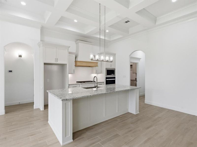 Furnished interior view inside a new home in , Godley (Image 4).