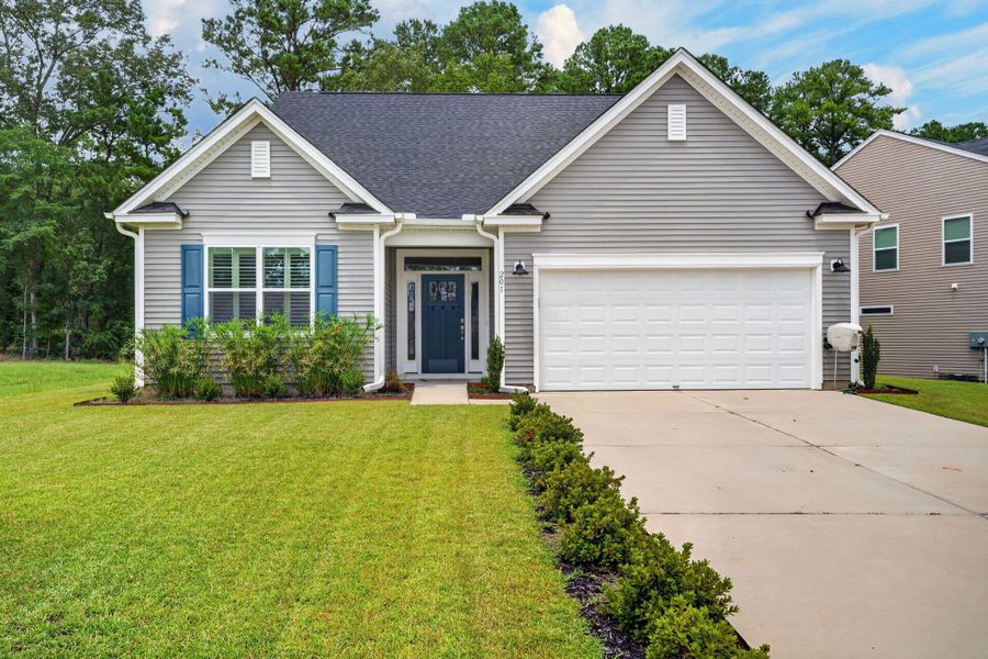 Front exterior of a new home in , Ridgeville, SC, highlighting curb appeal (Image 23).