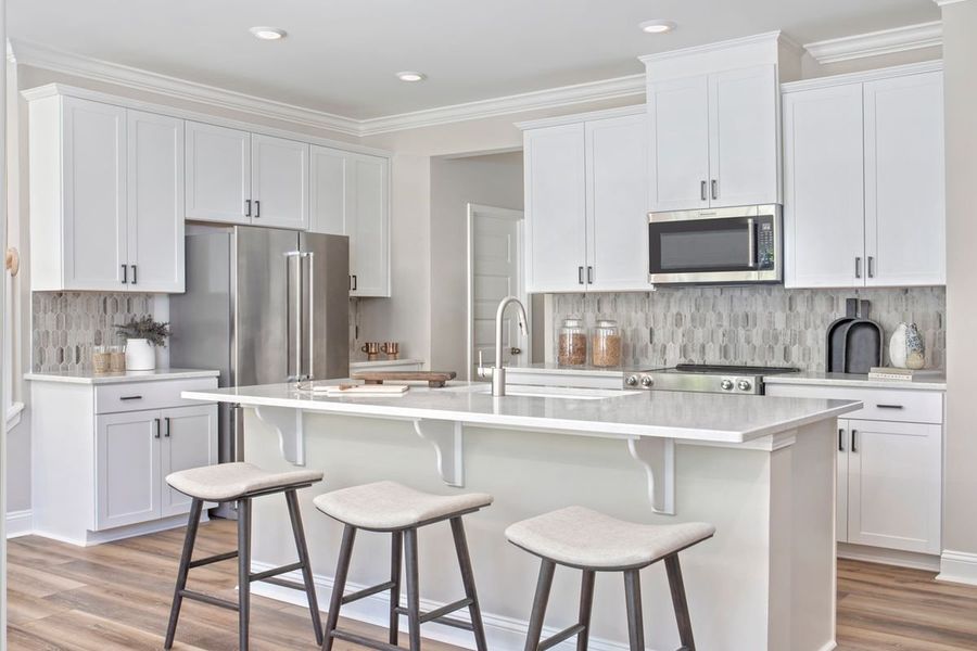 Furnished interior view inside a new home in Bridgepoint, Chapel Hill (Image 3).