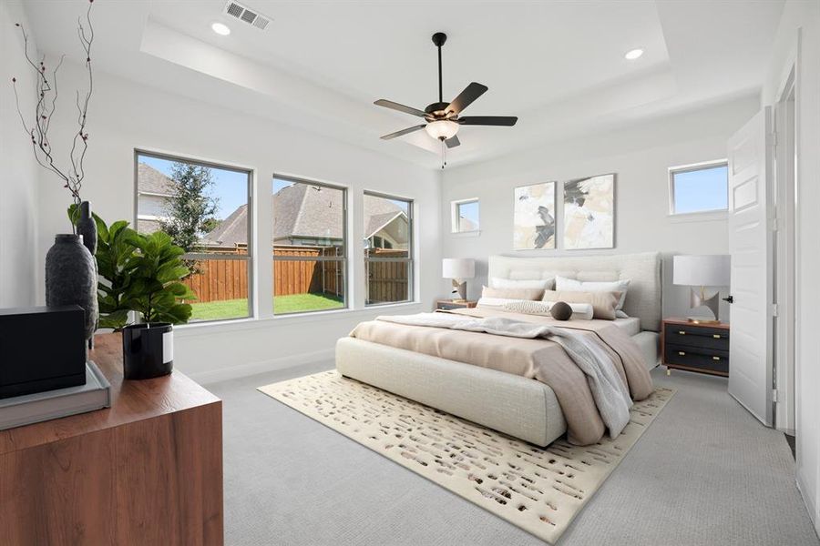 Furnished interior view inside a new home in Terraces – Estates, Rockwall (Image 15).