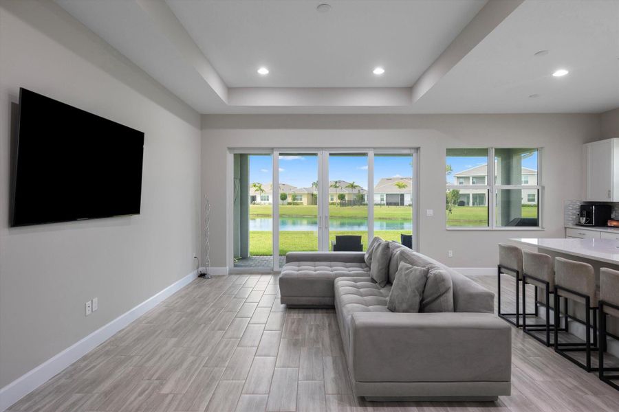 Furnished interior view inside a new home in , Westlake (Image 8).