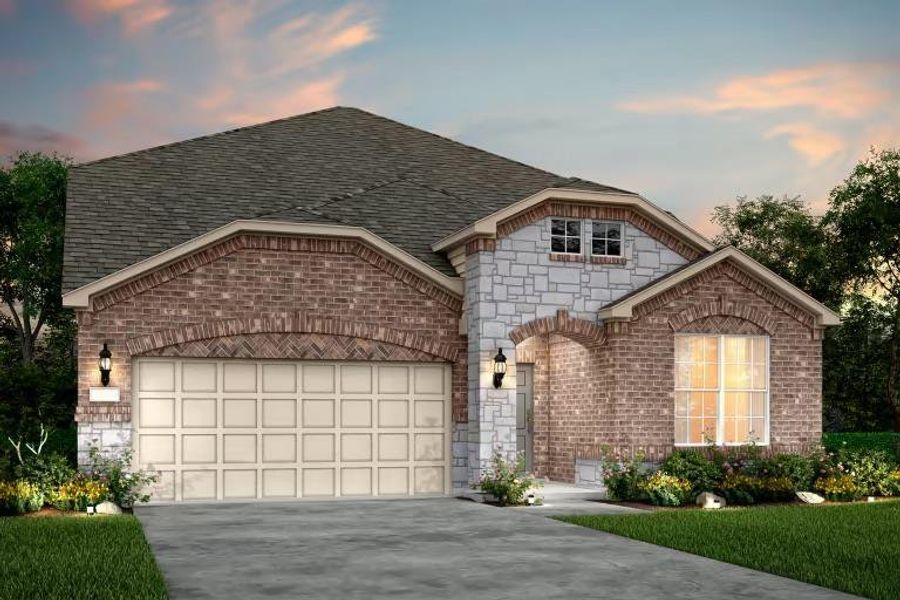 Pulte Homes, Keller elevation 34, rendering Pulte Homes, Keller elevation 34, rendering