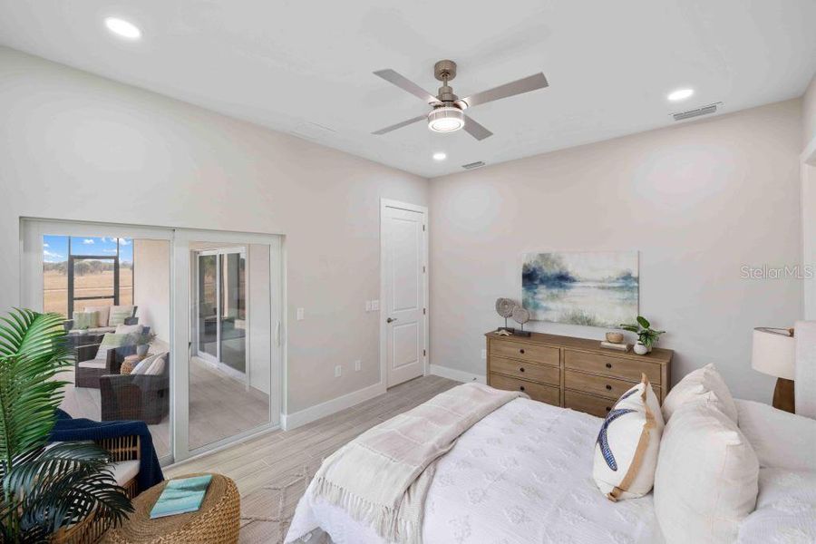 Furnished interior view inside a new home in , Placida (Image 8).