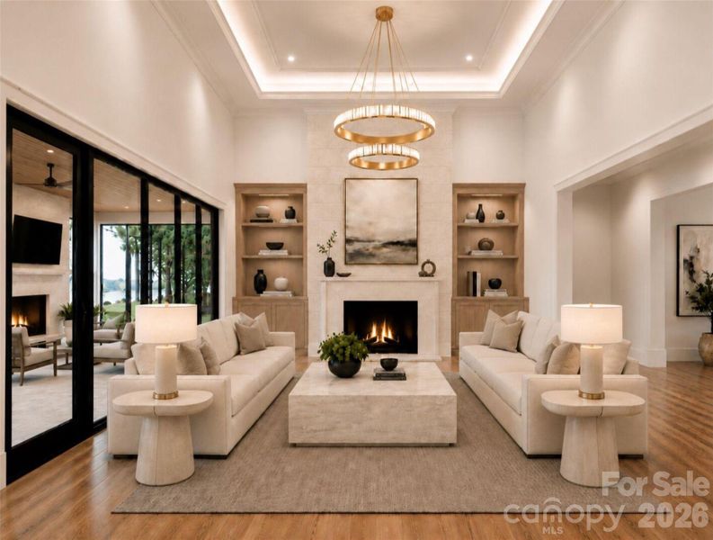 Furnished interior view inside a new home in , Mint Hill (Image 11).