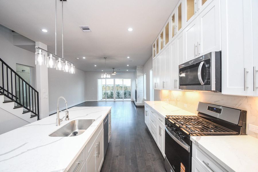 Furnished interior view inside a new home in , Houston (Image 7).
