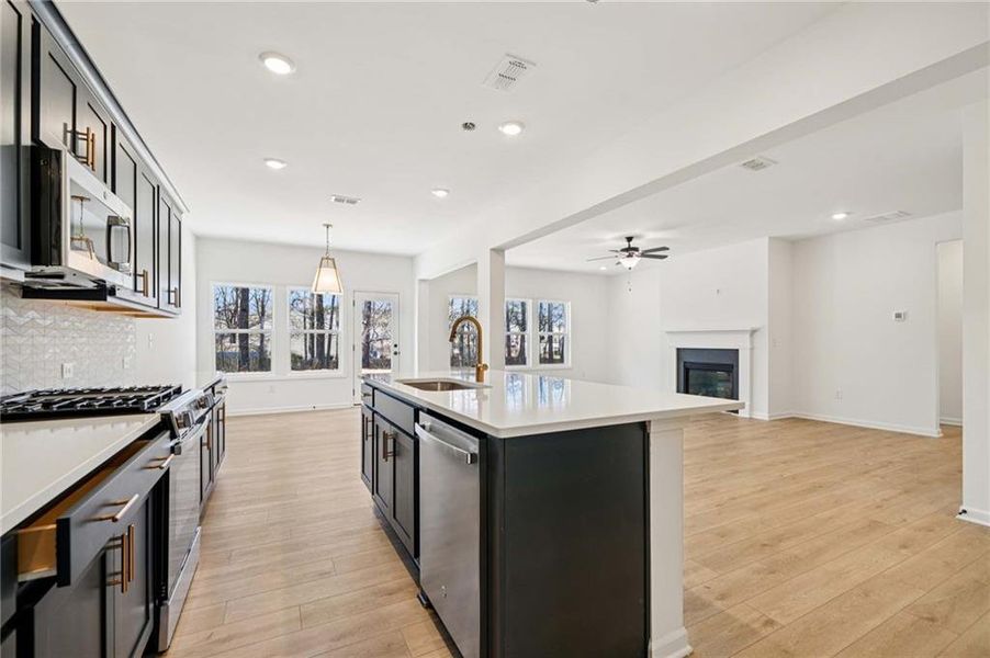 Furnished interior view inside a new home in The Estates at Casteel, Bethlehem (Image 11).