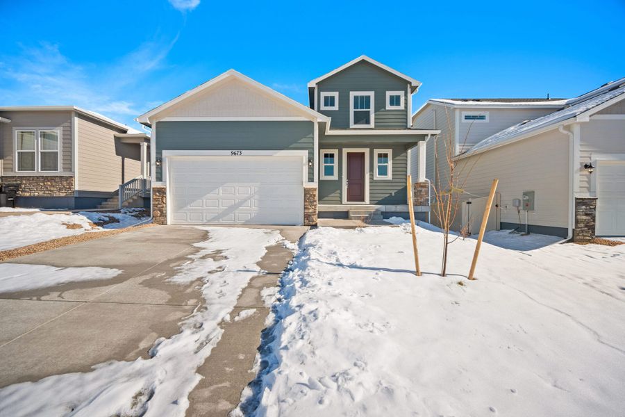 In-progress construction of a new home in Aspen Ranch, Fountain, CO (Image 36).