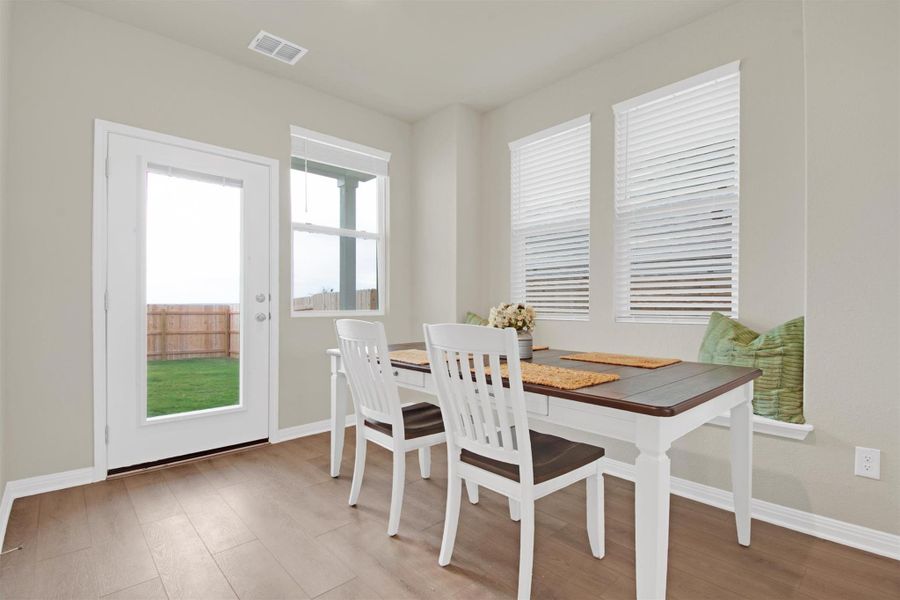 Furnished interior view inside a new home in The Cottages at Lariat, Liberty Hill (Image 4).