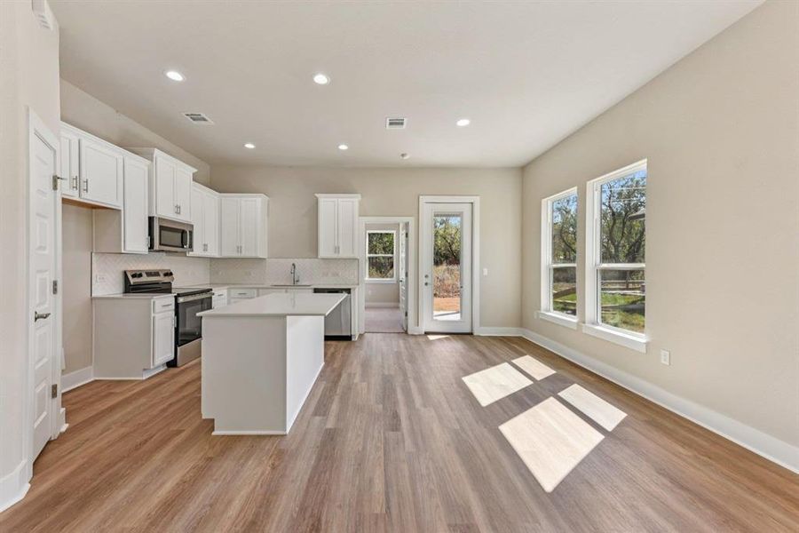Furnished interior view inside a new home in , Cottonwood Shores (Image 5).