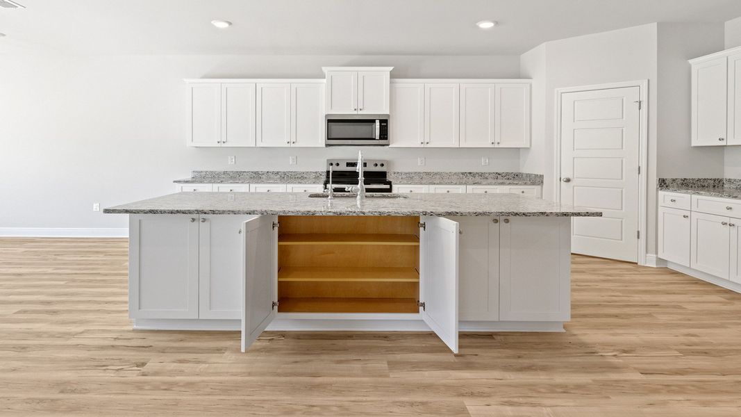 Representative furnished interior of a home built from the The Hawthorne by D.R. Horton in Meadows at Rehwinkel, Crawfordville (Image 38).