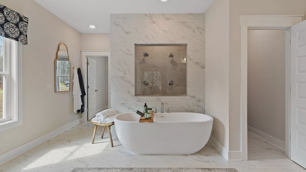 Furnished interior view inside a new home in Riverbend Overlook, Fayetteville (Image 8).