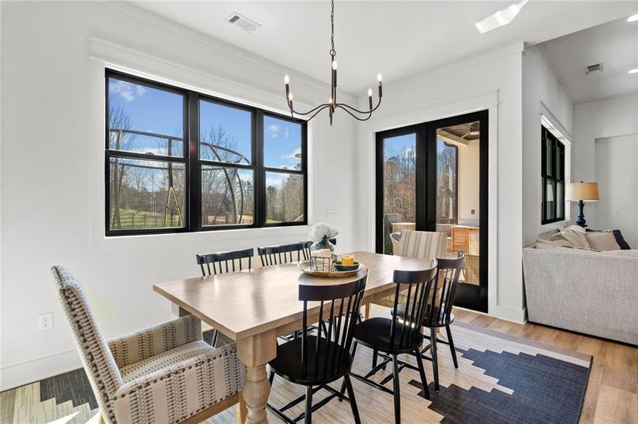 Furnished interior view inside a new home in , Dallas (Image 33).
