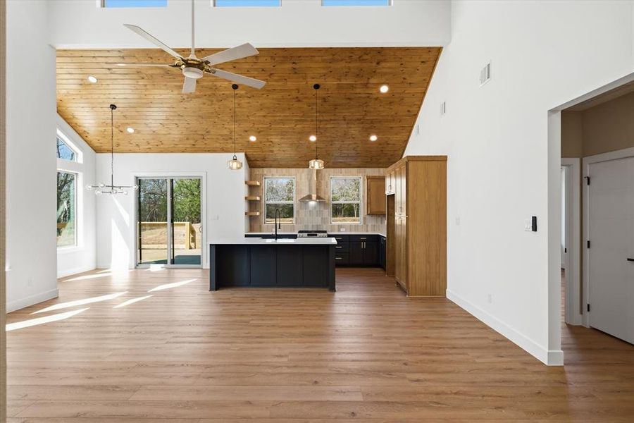 Custom full wall of backsplash!